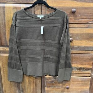 Talbots “Haven Well Within” Olive Sweater